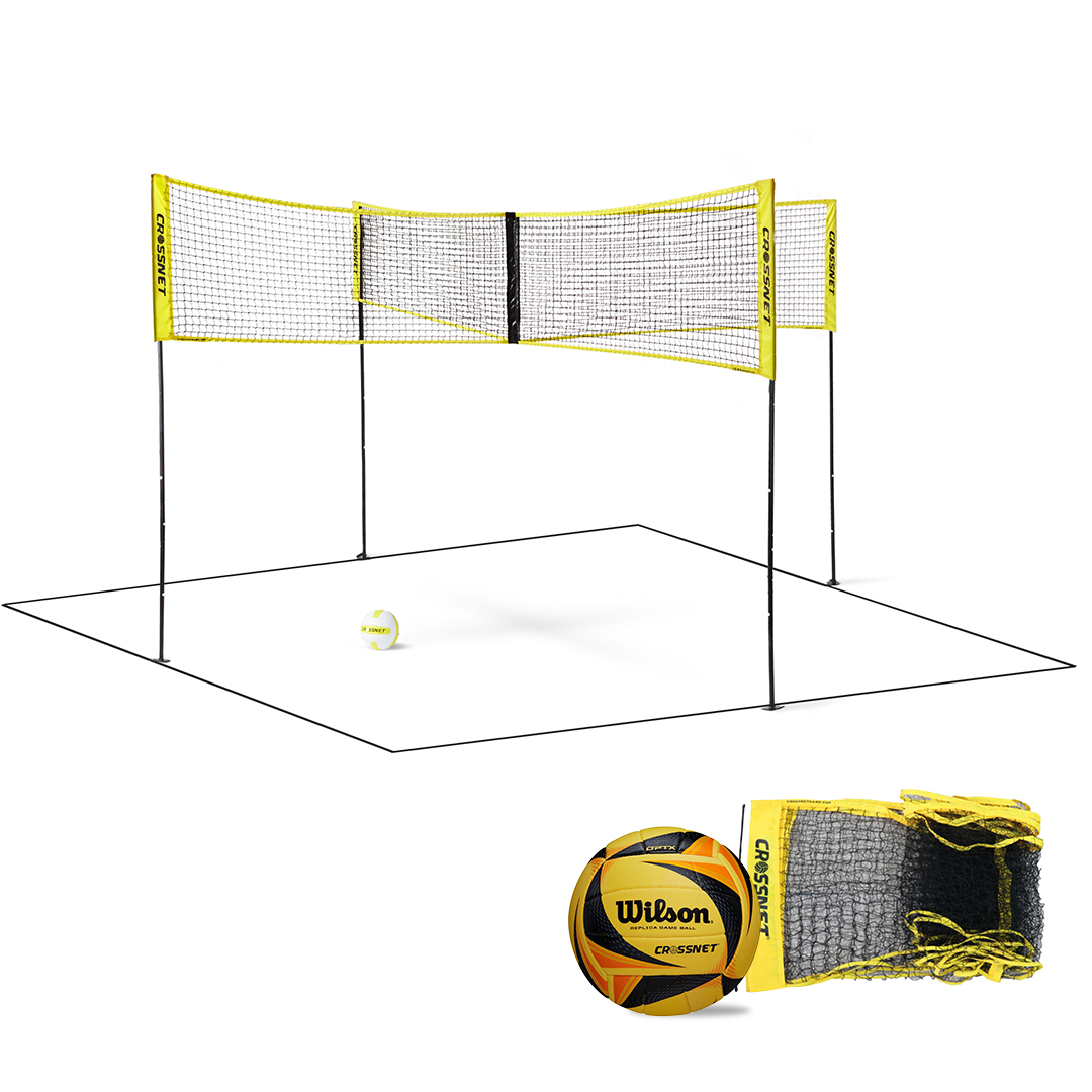 CROSSNET, Wilson OPTX Ball & Doubles Net Bundle