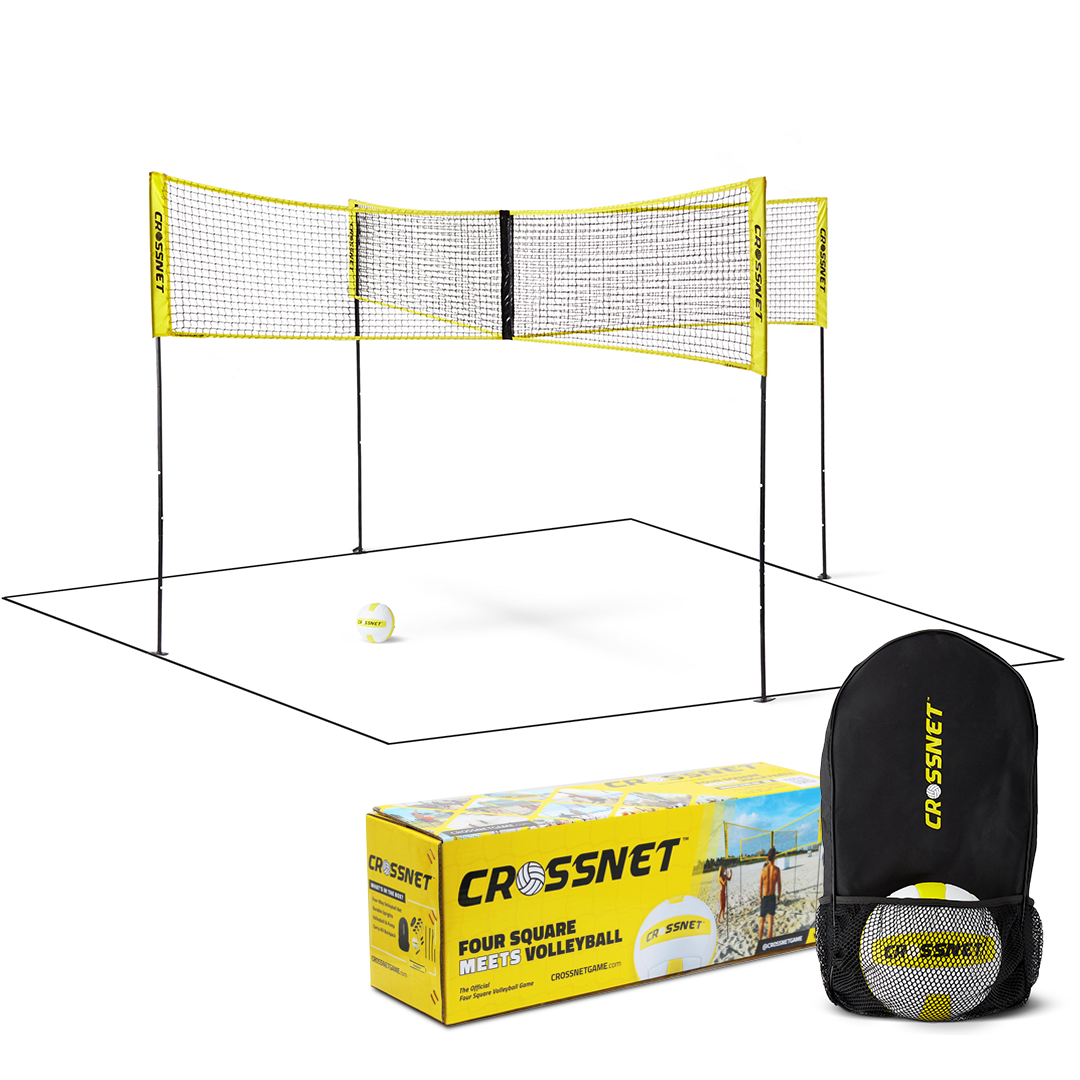 CROSSNET & Wilson OPTX Replica Volleyball Bundle